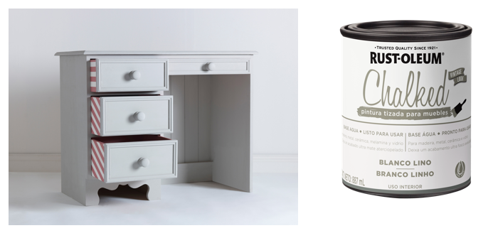 Ideas para renovar tus muebles y objetos con pintura a la tiza