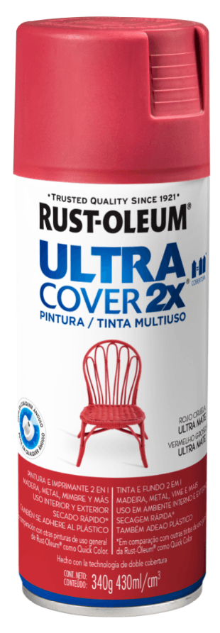 Ultra Cover 2X Pintura Multiuso en Aerosol Acabado Ultra Mate