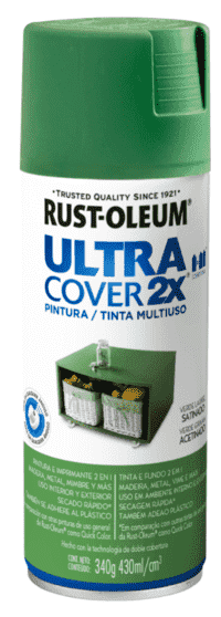 Ultra Cover 2X Pintura Multiuso en Aerosol Acabado Satinado